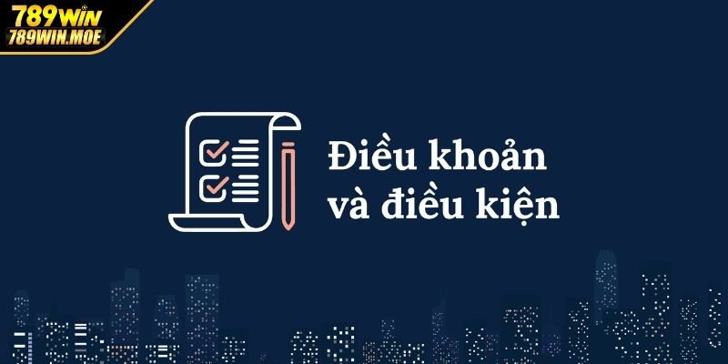 Điều kiện điều khoản 789WIN khi tiến hành đăng ký account