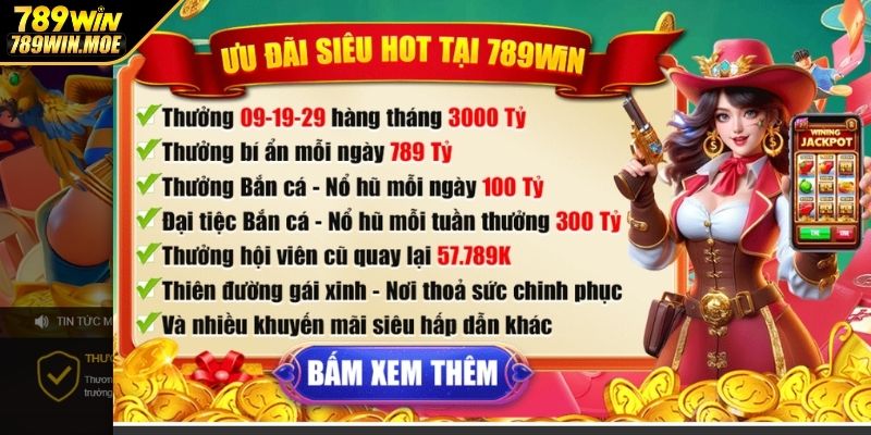 Lĩnh mã thưởng thông qua qua trang chủ