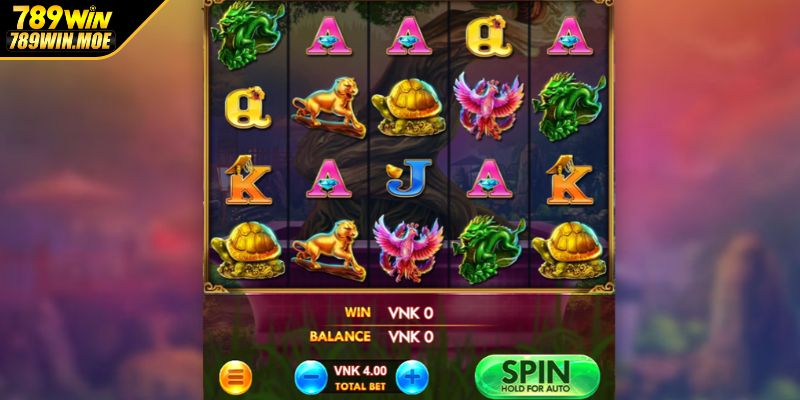 Chọn mức cược lẫn bắt đầu quay slot tại sảnh