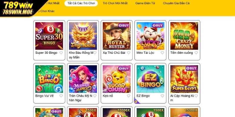 Điểm qua các tựa game nổ hũ giải trí thú vị tải sảnh YB
