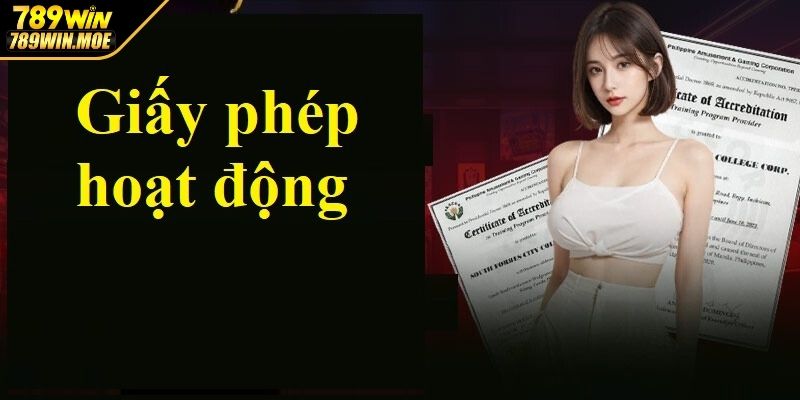 Giấy phép hoạt động uy tínGiấy phép hoạt động uy tín