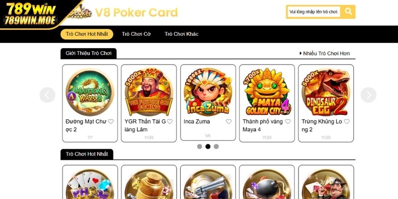 Giới thiệu sảnh V8 Game Bài 3D