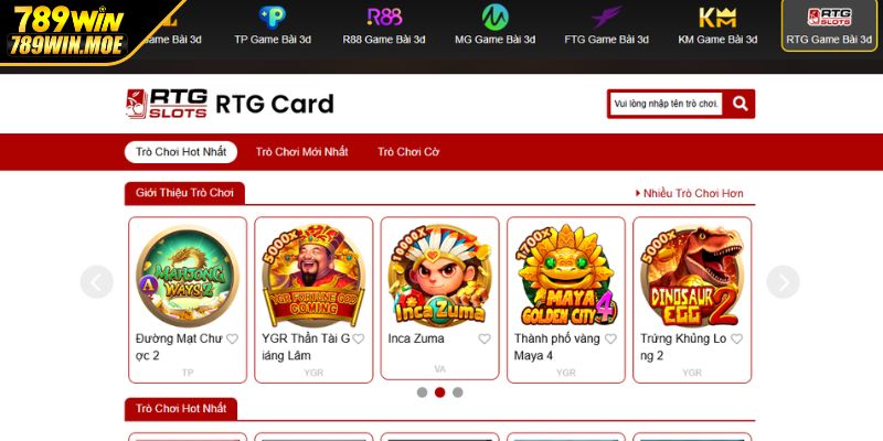 Hướng dẫn cách thức trải nghiệm Game Bài 3D tại RTG 789WIN