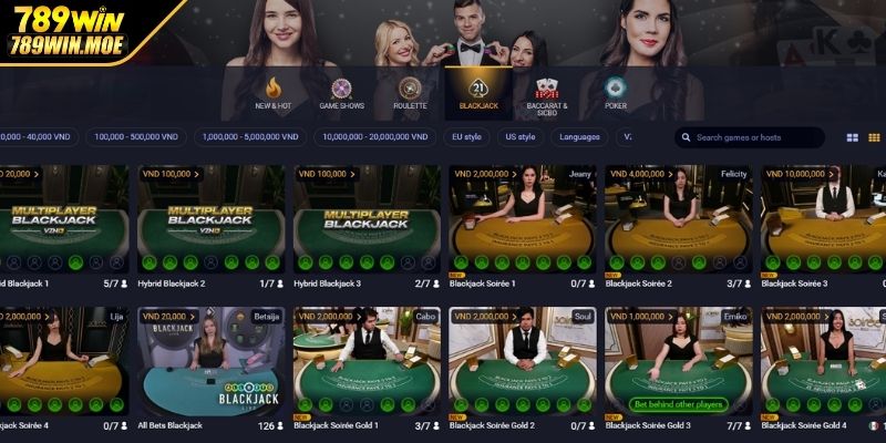 Một vài thông tin về sảnh PT Sòng Bài 789WIN