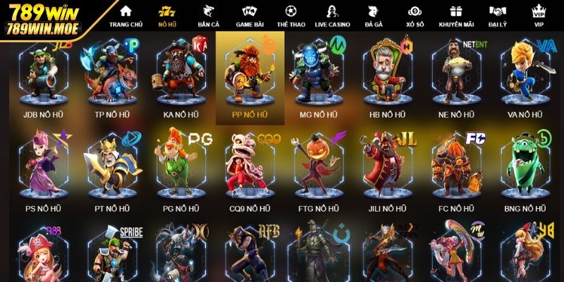 Quy trình tham gia giải trí sảnh nổ hũ PP tại nhà cái 789WIN