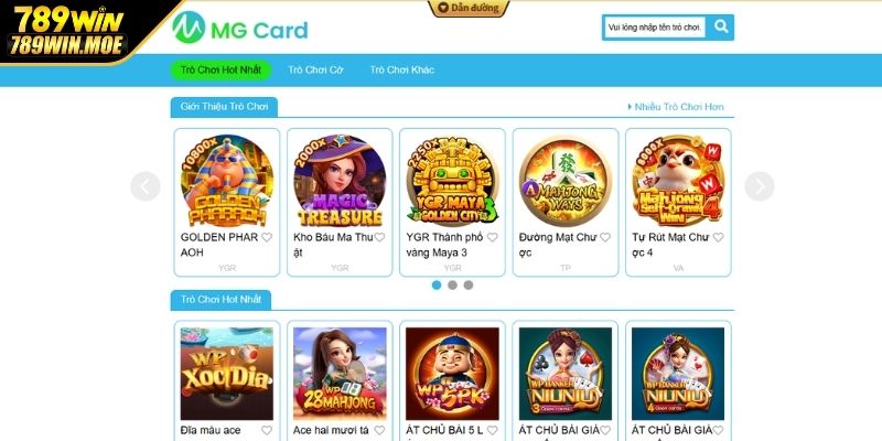 Sơ lược về sảnh MG Game Bài 3D
