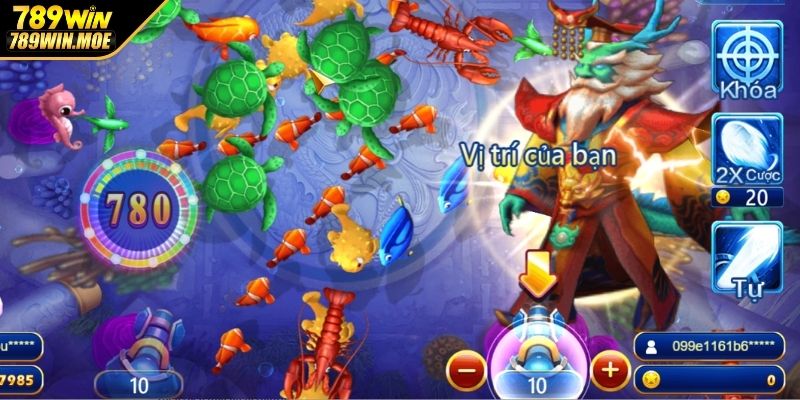 Sử dụng súng thưởng để săn sinh vật