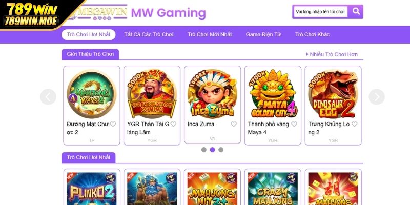 Tìm hiểu chung về sảnh cược MW Nổ Hũ tại 789WIN