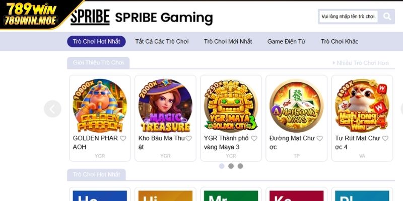Tìm hiểu tổng quát về sảnh SPRIBE Nổ Hũ