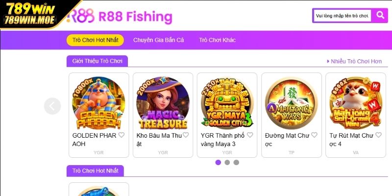 Tổng quan sảnh R88 bắn cá hút người tham gia