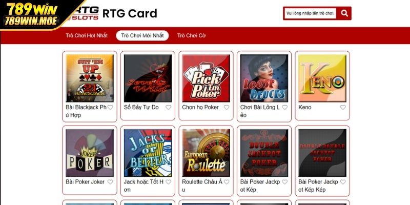 Tổng quát thông tin về sảnh chơi RTG Game Bài 3D