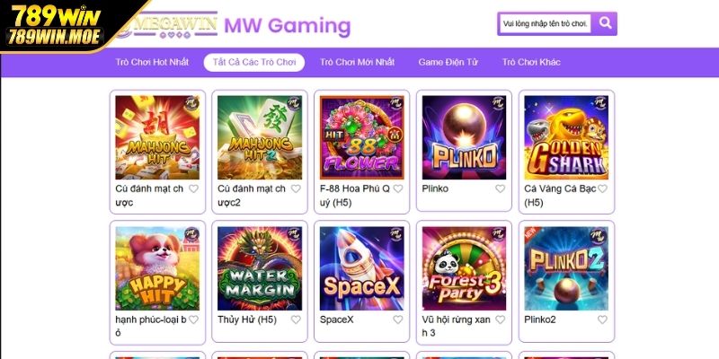 Top các tựa game quay hũ được trải nghiệm nhiều nhất trên MW