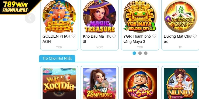 Trò chơi tại sảnh MG Game Bài 3D